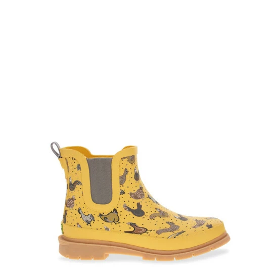 Western Chief Women's Hen Frenzy Chelsea Boot Boots Yellow 1 Western Chief Women's Hen Frenzy Chelsea Boot Boots Yellow