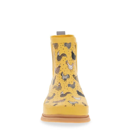 Western Chief Women's Hen Frenzy Chelsea Boot Boots Yellow 3 Western Chief Women's Hen Frenzy Chelsea Boot Boots Yellow - Image 3