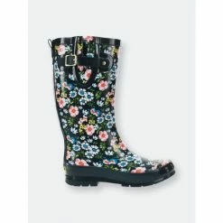 Western Chief Women&apos;s Heavenly Garden Tall Boot - Black Boots