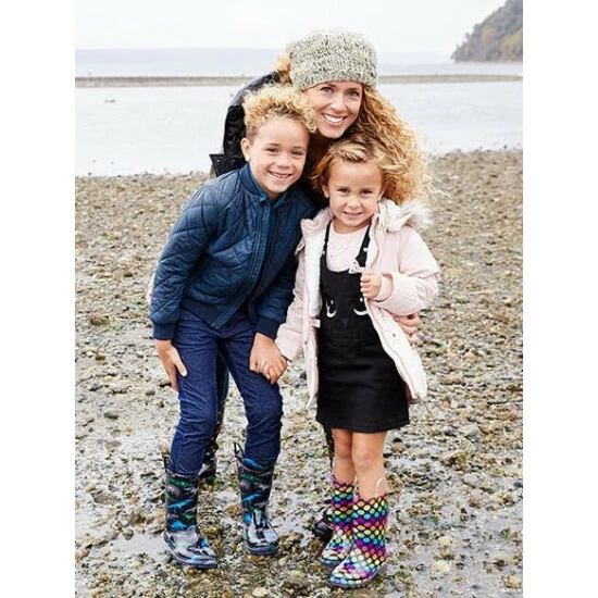 Western Chief Kids Darling Dot Lighted Rain Boot Apparel Multi - Image 8