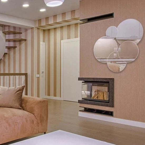 Camden Isle Webster 20.4" X 23.9" Casual Irregular Classic Accent Mirror Lighting & Mirrors Clear - Image 5