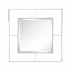 Camden Isle Covington 23.6 In. X 23.6 In. Casual Square Framed Floating Accent Mirror Lighting & Mirrors