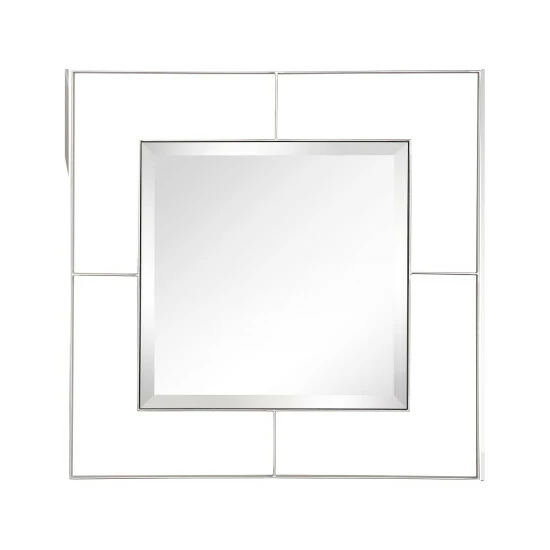 Camden Isle Covington 23.6 In. X 23.6 In. Casual Square Framed Floating Accent Mirror Lighting & Mirrors