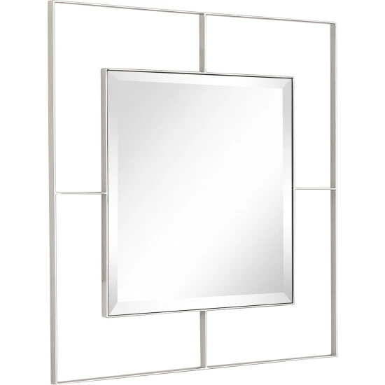 Camden Isle Covington 23.6 In. X 23.6 In. Casual Square Framed Floating Accent Mirror Lighting & Mirrors - Image 3