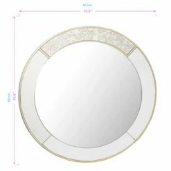 Camden Isle Brooks 31.5 In. X 31.5 In. Casual Round Classic Accent Mirror Lighting & Mirrors Gold 6 Camden Isle Brooks 31.5 In. X 31.5 In. Casual Round Classic Accent Mirror Lighting & Mirrors Gold -Western Chief shop unnamed file 309