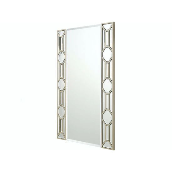 Camden Isle Lilian 25.6" X 34.6" Casual Rectangle Framed Classic Accent Mirror Lighting & Mirrors Champagne 2 Camden Isle Lilian 25.6" X 34.6" Casual Rectangle Framed Classic Accent Mirror Lighting & Mirrors Champagne - Image 2