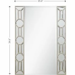 Camden Isle Lilian 25.6" X 34.6" Casual Rectangle Framed Classic Accent Mirror Lighting & Mirrors Champagne 10 Camden Isle Lilian 25.6" X 34.6" Casual Rectangle Framed Classic Accent Mirror Lighting & Mirrors Champagne -Western Chief shop unnamed file 315