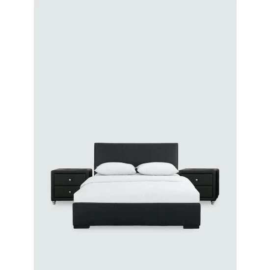 Camden Isle Hindes Upholstered Platform Bed With 2 Nightstands Furniture 1 Camden Isle Hindes Upholstered Platform Bed With 2 Nightstands Furniture