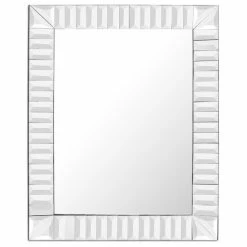 Camden Isle Waves Casual Rectangle Classic Accent Mirror - Clear Lighting & Mirrors
