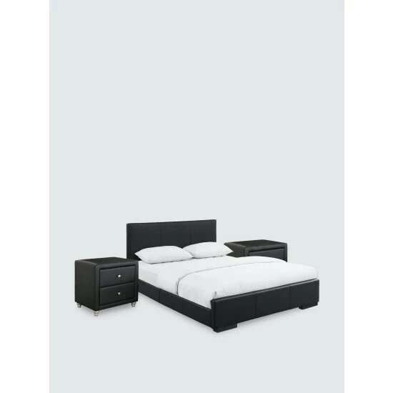 Camden Isle Hindes Upholstered Platform Bed With 2 Nightstands Furniture 2 Camden Isle Hindes Upholstered Platform Bed With 2 Nightstands Furniture - Image 2