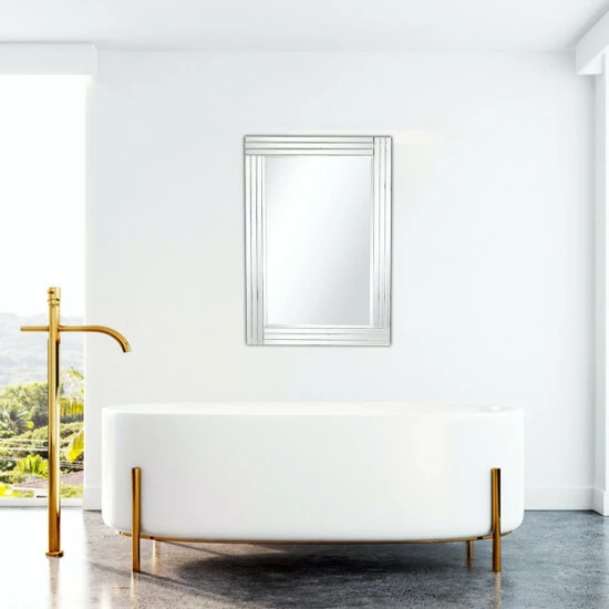 Camden Isle Holly 30.4" X 42" Casual Rectangle Framed Classic Accent Mirror Lighting & Mirrors Clear 6 Camden Isle Holly 30.4" X 42" Casual Rectangle Framed Classic Accent Mirror Lighting & Mirrors Clear - Image 6