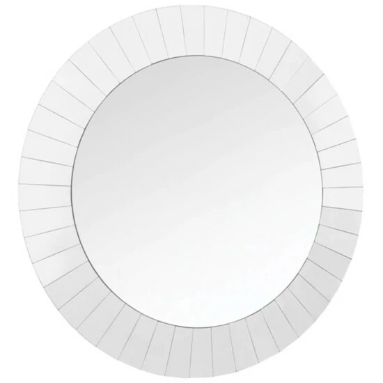 Camden Isle Daylight 35.375 In. X 35.375 In. Casual Round Classic Accent Mirror Lighting & Mirrors - Image 2
