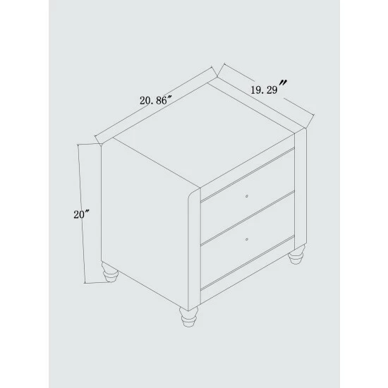 Camden Isle Hindes Upholstered Platform Bed With 2 Nightstands Furniture 5 Camden Isle Hindes Upholstered Platform Bed With 2 Nightstands Furniture - Image 5
