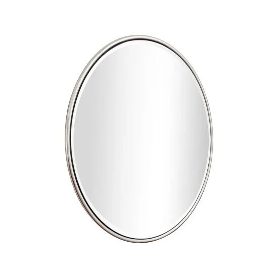 Camden Isle Luna 33.15 In. X 33.15 In. Casual Round Framed Classic Accent Mirror Lighting & Mirrors Silver 2 Camden Isle Luna 33.15 In. X 33.15 In. Casual Round Framed Classic Accent Mirror Lighting & Mirrors Silver - Image 2