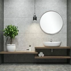 Camden Isle Luna 33.15 In. X 33.15 In. Casual Round Framed Classic Accent Mirror Lighting & Mirrors Silver 11 Camden Isle Luna 33.15 In. X 33.15 In. Casual Round Framed Classic Accent Mirror Lighting & Mirrors Silver -Western Chief shop unnamed file 435