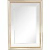 Camden Isle Finley 27.2 In. X 38 In. Casual Rectangle Framed Classic Accent Mirror Lighting & Mirrors Antique Gold