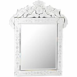 Camden Isle Majestic 27.6 In. X 35.8 In. Venetian Irregular Venetian Accent Mirror Lighting & Mirrors Clear