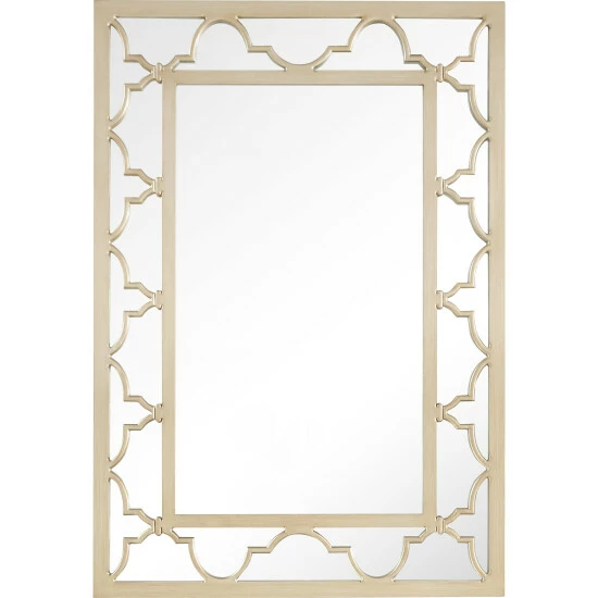 Camden Isle Arielle 30.8 In. X 44 In. Casual Rectangle Framed Classic Accent Mirror Lighting & Mirrors Champagne 1 Camden Isle Arielle 30.8 In. X 44 In. Casual Rectangle Framed Classic Accent Mirror Lighting & Mirrors Champagne