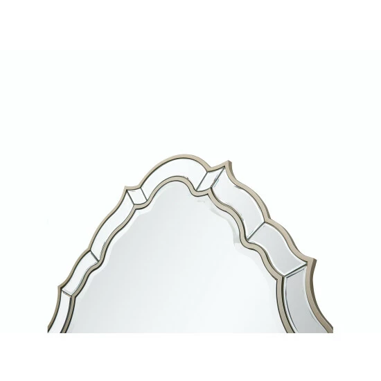 Camden Isle Eleanor 30 In. X 42 In. Casual Oval Framed Classic Accent Mirror Lighting & Mirrors Champagne - Image 4