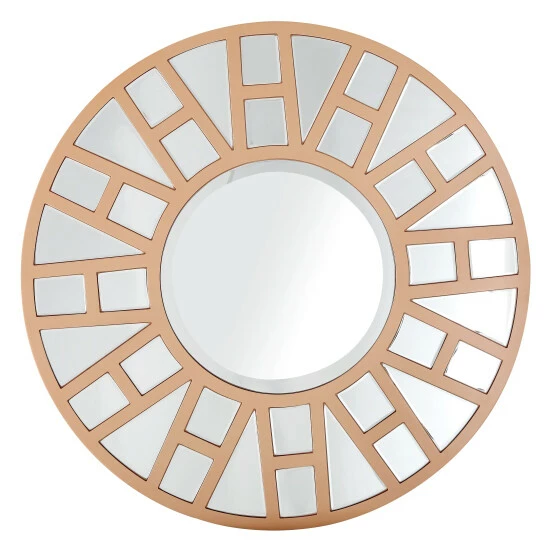 Camden Isle Millennium 31.5 In. X 31.5 In. Casual Round Classic Accent Mirror Lighting & Mirrors Gold