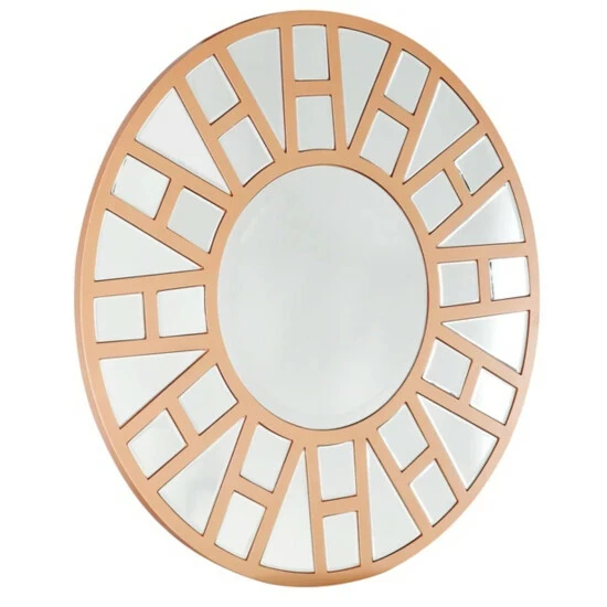 Camden Isle Millennium 31.5 In. X 31.5 In. Casual Round Classic Accent Mirror Lighting & Mirrors Gold - Image 2