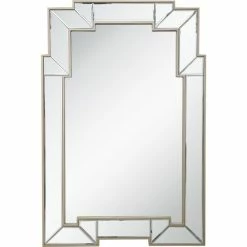 Camden Isle Pinnacle 28 In. X 42 In. Casual Irregular Framed Classic Accent Mirror Lighting & Mirrors