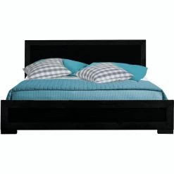 Camden Isle Oxford Black Platform Bed Furniture