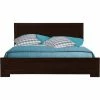 Camden Isle Oxford Brown Espresso Platform Bed Furniture