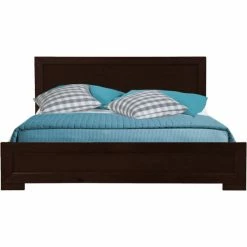 Camden Isle Oxford Brown Espresso Platform Bed Furniture