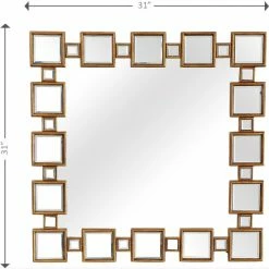 Camden Isle Orion 31.5 In. X 31.5 In. Casual Square Framed Classic Accent Mirror Lighting & Mirrors Antique Gold 10 Camden Isle Orion 31.5 In. X 31.5 In. Casual Square Framed Classic Accent Mirror Lighting & Mirrors Antique Gold -Western Chief shop unnamed file 559
