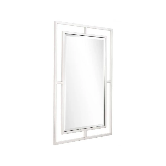 Camden Isle Addisson Casual Rectangle Framed Floating Accent Mirror Lighting & Mirrors Silver 2 Camden Isle Addisson Casual Rectangle Framed Floating Accent Mirror Lighting & Mirrors Silver - Image 2