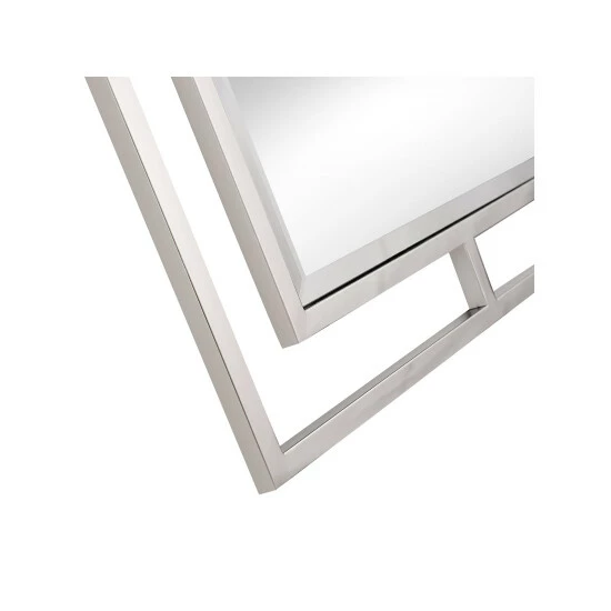 Camden Isle Addisson Casual Rectangle Framed Floating Accent Mirror Lighting & Mirrors Silver 4 Camden Isle Addisson Casual Rectangle Framed Floating Accent Mirror Lighting & Mirrors Silver - Image 4