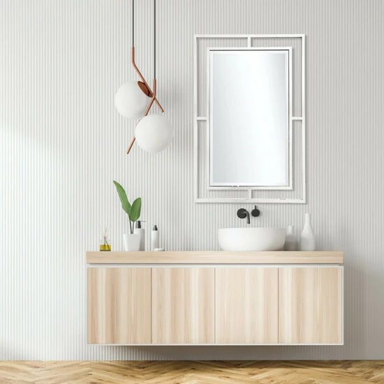 Camden Isle Addisson Casual Rectangle Framed Floating Accent Mirror Lighting & Mirrors Silver 6 Camden Isle Addisson Casual Rectangle Framed Floating Accent Mirror Lighting & Mirrors Silver - Image 6