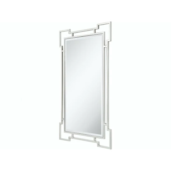 Camden Isle Aldon Casual Rectangle Framed Floating Accent Mirror Lighting & Mirrors Silver 2 Camden Isle Aldon Casual Rectangle Framed Floating Accent Mirror Lighting & Mirrors Silver - Image 2