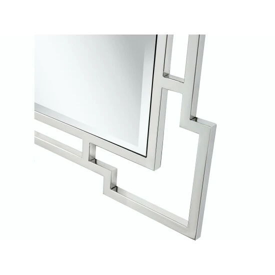 Camden Isle Aldon Casual Rectangle Framed Floating Accent Mirror Lighting & Mirrors Silver 3 Camden Isle Aldon Casual Rectangle Framed Floating Accent Mirror Lighting & Mirrors Silver - Image 3