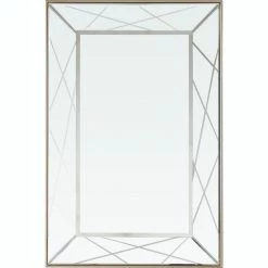 Camden Isle Insley 28.4" X 42.6" Casual Rectangle Framed Classic Accent Mirror Lighting & Mirrors Champagne