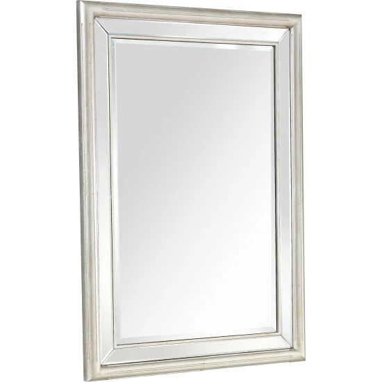 Camden Isle Morgan 31.2 In. X 44 In. Casual Rectangle Framed Classic Accent Mirror Lighting & Mirrors Silver 2 Camden Isle Morgan 31.2 In. X 44 In. Casual Rectangle Framed Classic Accent Mirror Lighting & Mirrors Silver - Image 2