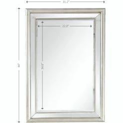 Camden Isle Morgan 31.2 In. X 44 In. Casual Rectangle Framed Classic Accent Mirror Lighting & Mirrors Silver 10 Camden Isle Morgan 31.2 In. X 44 In. Casual Rectangle Framed Classic Accent Mirror Lighting & Mirrors Silver -Western Chief shop unnamed file 622