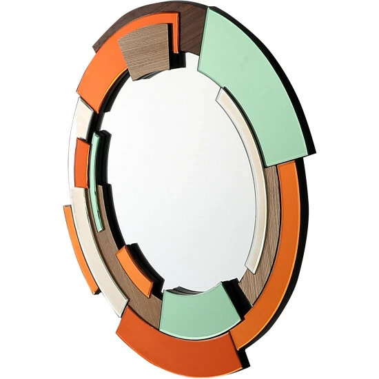 Camden Isle Seldom Seen 31.5" X 31.5" Casual Round Framed Classic Accent Mirror Lighting & Mirrors Multi 2 Camden Isle Seldom Seen 31.5" X 31.5" Casual Round Framed Classic Accent Mirror Lighting & Mirrors Multi - Image 2