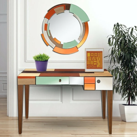 Camden Isle Seldom Seen 31.5" X 31.5" Casual Round Framed Classic Accent Mirror Lighting & Mirrors Multi 6 Camden Isle Seldom Seen 31.5" X 31.5" Casual Round Framed Classic Accent Mirror Lighting & Mirrors Multi - Image 6