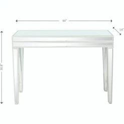 Camden Isle Holly 44" Clear Rectangle Glass Console Table Coffee & Side Tables 10 Camden Isle Holly 44" Clear Rectangle Glass Console Table Coffee & Side Tables -Western Chief shop unnamed file 652