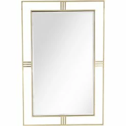 Camden Isle Daria 32 In. X 48 In. Casual Rectangle Framed Floating Accent Mirror Lighting & Mirrors