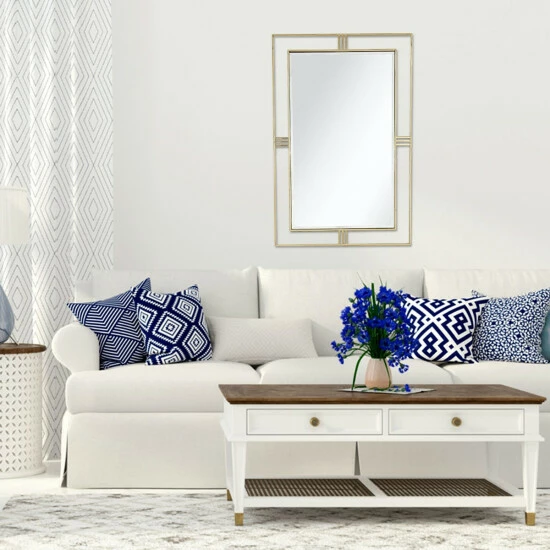 Camden Isle Daria 32 In. X 48 In. Casual Rectangle Framed Floating Accent Mirror Lighting & Mirrors 6 Camden Isle Daria 32 In. X 48 In. Casual Rectangle Framed Floating Accent Mirror Lighting & Mirrors - Image 6