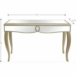 Camden Isle Eleanor 47.6 In. Champagne Rectangle Glass Console Table Coffee & Side Tables 10 Camden Isle Eleanor 47.6 In. Champagne Rectangle Glass Console Table Coffee & Side Tables -Western Chief shop unnamed file 682