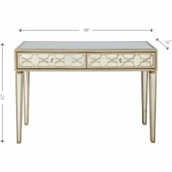 Camden Isle Arielle 48 In. Champagne Rectangle Glass Console Table Coffee & Side Tables 10 Camden Isle Arielle 48 In. Champagne Rectangle Glass Console Table Coffee & Side Tables -Western Chief shop unnamed file 723
