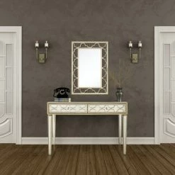 Camden Isle Arielle 48 In. Champagne Rectangle Glass Console Table Coffee & Side Tables 11 Camden Isle Arielle 48 In. Champagne Rectangle Glass Console Table Coffee & Side Tables -Western Chief shop unnamed file 724