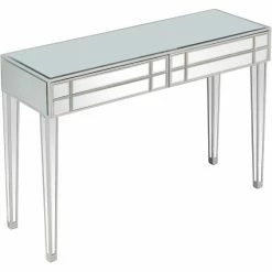 Camden Isle Vera 48" Rectangle Glass Console Table - Silver Coffee & Side Tables 8 Camden Isle Vera 48" Rectangle Glass Console Table - Silver Coffee & Side Tables -Western Chief shop unnamed file 733
