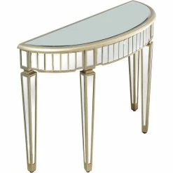 Camden Isle Celeste 43.25 In. Antique Silver Half Moon Glass Console Table Coffee & Side Tables 9 Camden Isle Celeste 43.25 In. Antique Silver Half Moon Glass Console Table Coffee & Side Tables -Western Chief shop unnamed file 740