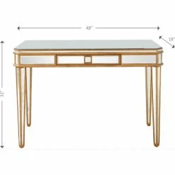 Camden Isle Finley 48 In. Antique Gold Rectangle Glass Console Table Coffee & Side Tables 8 Camden Isle Finley 48 In. Antique Gold Rectangle Glass Console Table Coffee & Side Tables -Western Chief shop unnamed file 758