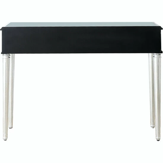 Camden Isle Morgan 48 In. Silver Rectangle Glass Console Table Coffee & Side Tables 4 Camden Isle Morgan 48 In. Silver Rectangle Glass Console Table Coffee & Side Tables - Image 4